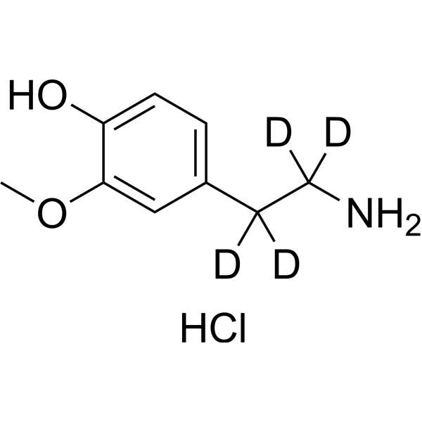 3-Methoxytyramine-d4 hydrochloride (3-O-methyl Dopamine-d4 (hydrochloride)) 1216788-76-9